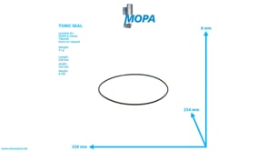 TORIC SEAL - 12189661 suitable for MWM & Deutz engines
