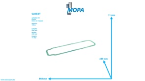 GASKET - 12270877 suitable for Deutz engines