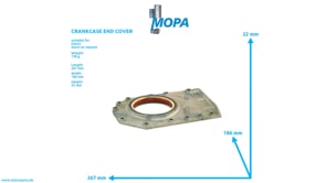 CRANKCASE END COVER - 12272176 suitable for Deutz engines