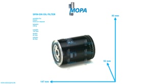SPIN-ON OIL FILTER - 12272453 suitable for Deutz engines