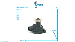 KREISELPUMPE - 12273230 passend für Deutz Motoren