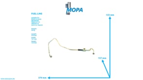 FUEL LINE - 12276483 suitable for MWM & Deutz engines