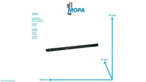 STUD - 12280077 suitable for MWM & Deutz engines STUD - 12280077 suitable for MWM & Deutz engines