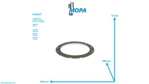 GASKET - 12281099 suitable for MWM & Deutz engines