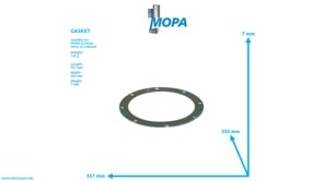 DICHTUNG - 12281608 passend für MWM & Deutz Motoren