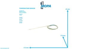 TEMPERATURE SENSOR - 12297379 suitable for MWM & Deutz engines