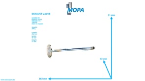 AUSLASSVENTIL - 12300235 passend für MWM & Deutz Motoren