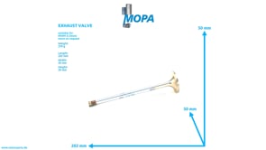 EXHAUST VALVE - 12301786 suitable for MWM & Deutz engines EXHAUST VALVE - 12301786 suitable for MWM & Deutz engines