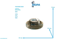TOOTHED GEAR - 12302143 suitable for MWM & Deutz engines