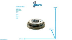 TOOTHED GEAR - 12302144 suitable for MWM & Deutz engines