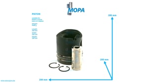 PISTON - 12302653 suitable for MWM & Deutz engines