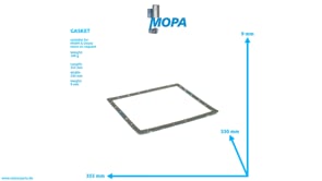 GASKET - 12304084 suitable for MWM & Deutz engines GASKET - 12304084 suitable for MWM & Deutz engines