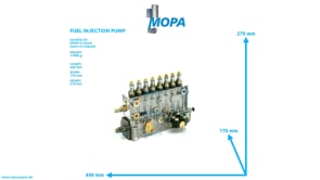FUEL INJECTION PUMP - 12316778 suitable for MWM & Deutz engines