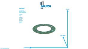 GASKET - 12904572 suitable for MWM & Deutz engines