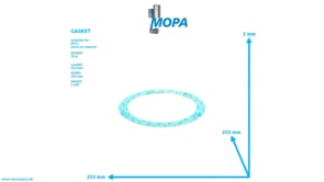 GASKET - 202690175000 suitable for MTU engines GASKET - 202690175000 suitable for MTU engines