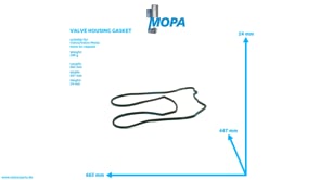 VALVE HOUSING GASKET - 20710235 suitable for Volvo/Volvo Penta engines