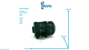 LUFTFILTER - 21637259 passend für Volvo/Volvo Penta Motoren