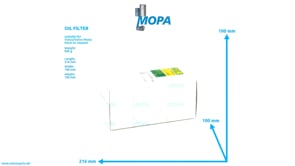 OIL FILTER - 22030848 suitable for Volvo/Volvo Penta engines