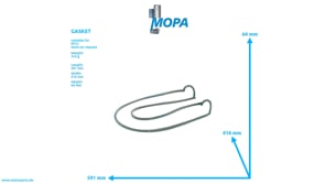 GASKET - 23516322 suitable for MTU engines