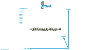 NOCKENWELLE - 2416150285 passend für Bosch Motoren