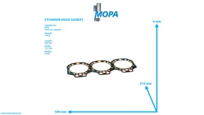 ZYLINDERKOPFDICHTUNG - 3550160420 passend für MTU Motoren