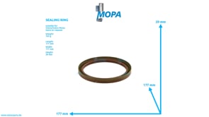 SEALING RING - 3825169 suitable for Volvo/Volvo Penta engines