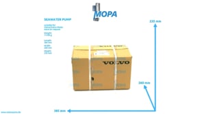 SEEWASSERPUMPE - 3838207 passend für Volvo/Volvo Penta Motoren