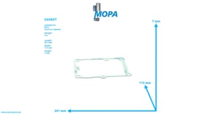 GASKET - 5010630580 suitable for MTU engines