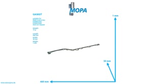 GASKET - 51019030335 suitable for MAN D engines
