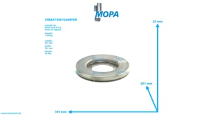 VIBRATION DAMPER - 51022010081 suitable for MAN D-engines