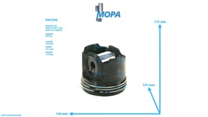 KOLBEN - 51025006394 passend für MAN D-Motoren