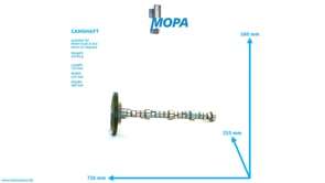 NOCKENWELLE - 51044016378 passend für MAN D-Motoren