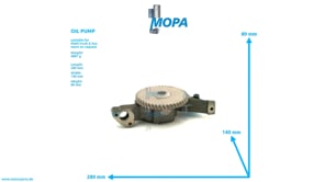 OIL PUMP - 51051006279 suitable for MAN D engines