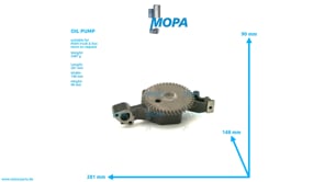 OELPUMPE - 51051016008 passend für MAN D Motoren
