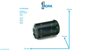 FILTER BASE - 51055097001 suitable for MAN D-engines FILTER BASE - 51055097001 suitable for MAN D-engines