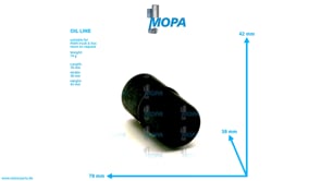 OIL LINE - 51057010138 suitable for MAN D-engines