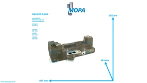 HEADER TANK - 51061026116 suitable for MAN D-engines
