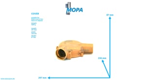 COVER - 51061120016 suitable for MAN D-engines