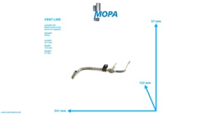 VENT LINE - 51063026005 suitable for MAN D-engines