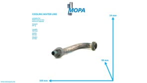 COOLING WATER LINE - 51063035247 suitable for MAN D engines