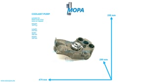 KUEHLMITTELPUMPE - 51065006633 passend für MAN D Motoren