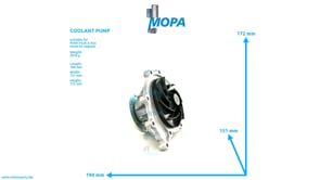 KUEHLMITTELPUMPE - 51065006699 passend für MAN D-Motoren