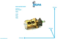 RAW WATER PUMP - 51065007035 suitable for MAN D engines