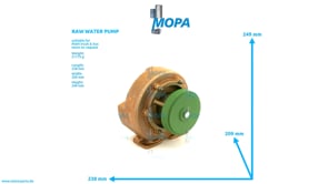 ROHWASSERPUMPE - 51065007046 passend für MAN D-Motoren