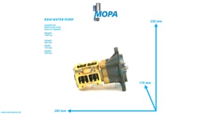 RAW WATER PUMP - 51065007139 suitable for MAN D engines