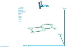 GASKET - 51069040025 suitable for MAN D engines