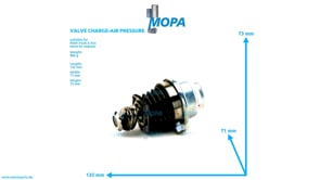 VALVE CHARGE-AIR PRESSURE - 51096007002 suitable for MAN D-engines VALVE CHARGE-AIR PRESSURE - 51096007002 suitable for MAN D-engines