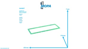 GASKET - 51099040009 suitable for MAN D engines