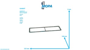 GASKET - 51099040025 suitable for MAN D engines GASKET - 51099040025 suitable for MAN D engines