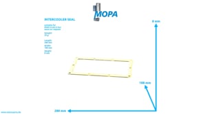 INTERCOOLER SEAL - 51099040030 suitable for MAN D-engines INTERCOOLER SEAL - 51099040030 suitable for MAN D-engines